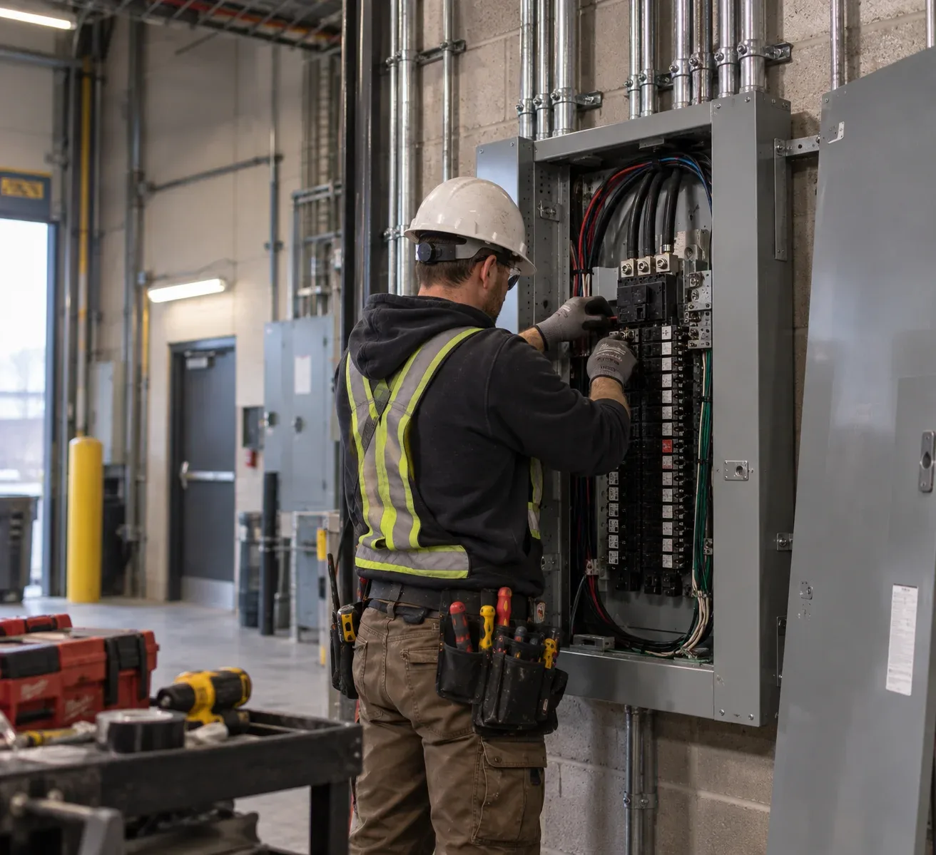 Electrical panel assessment in an Ancaster home